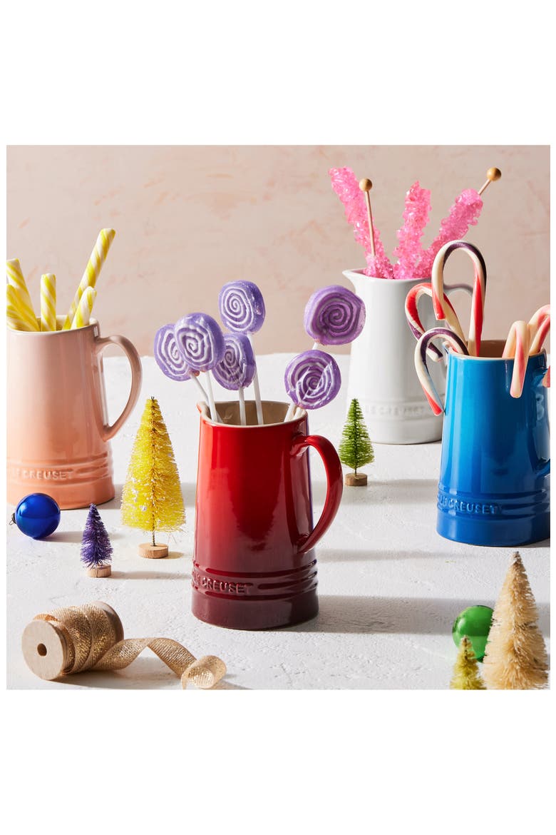 Small Stoneware Pitcher, Alternate, color, MARSEILLE