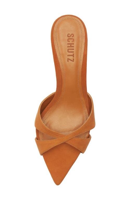 Schutz Hilda Leaf Pointed Toe Mule