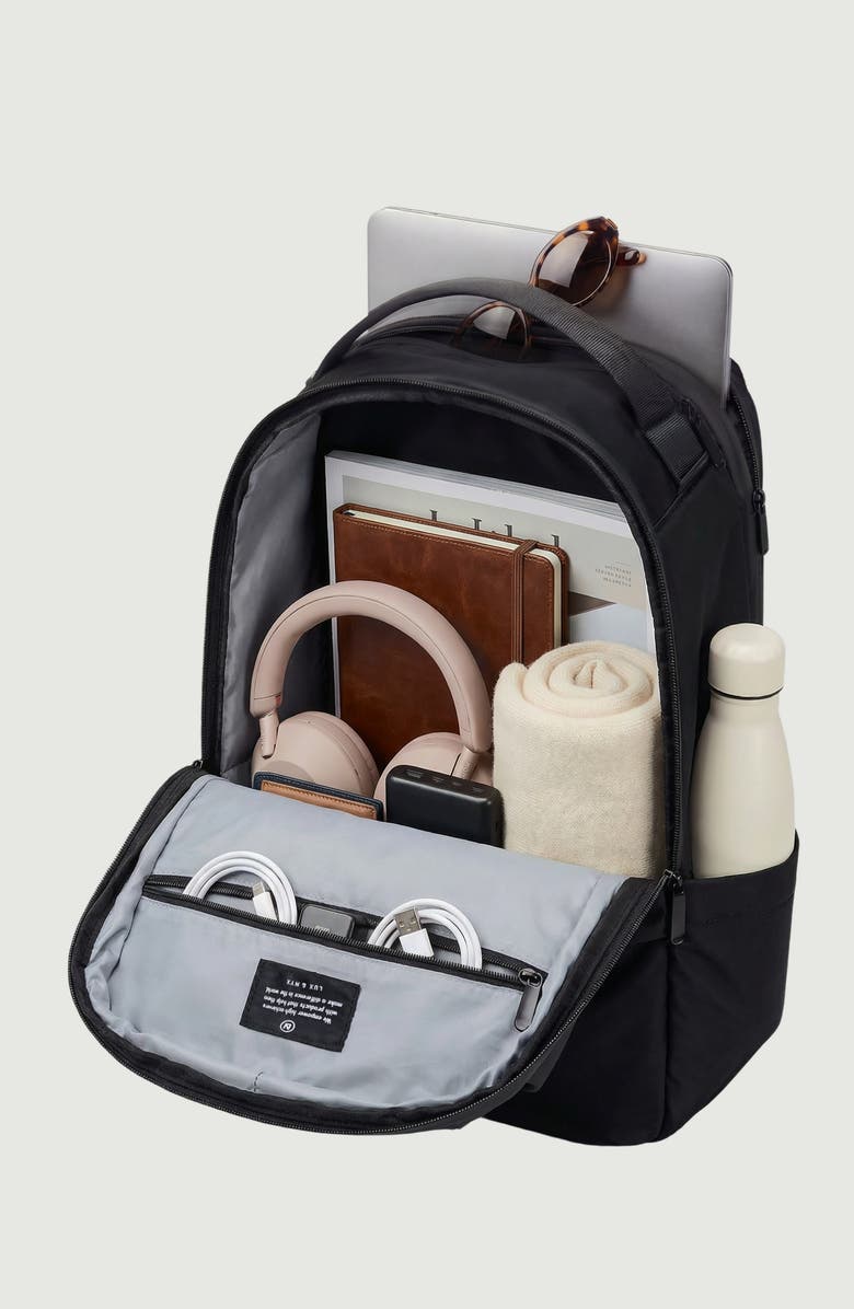 Lux and Nyx Origami 16-inch Laptop Backpack For Women, Alternate, color, Black