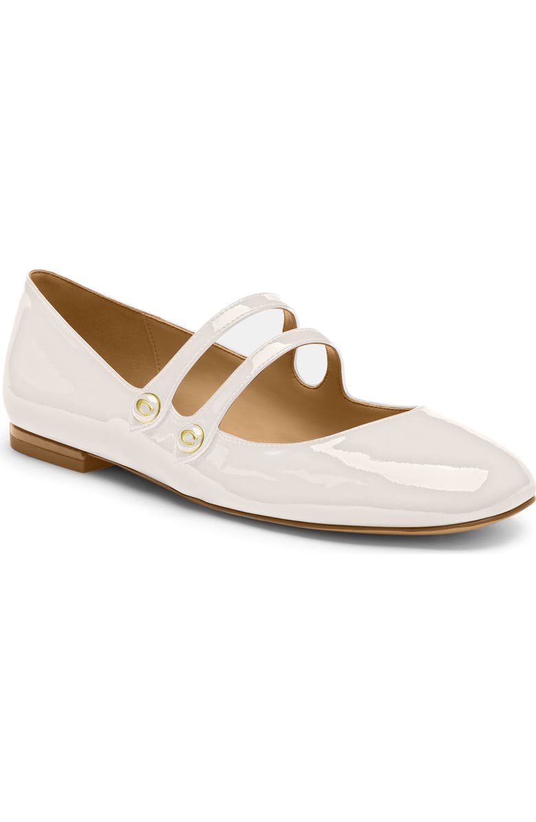 COACH Winley Mary Jane Flat, Main, color, Chalk