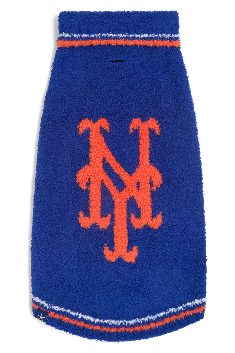 Cozychic Mets Pet Sweater, Alternate, color, METS MULTI