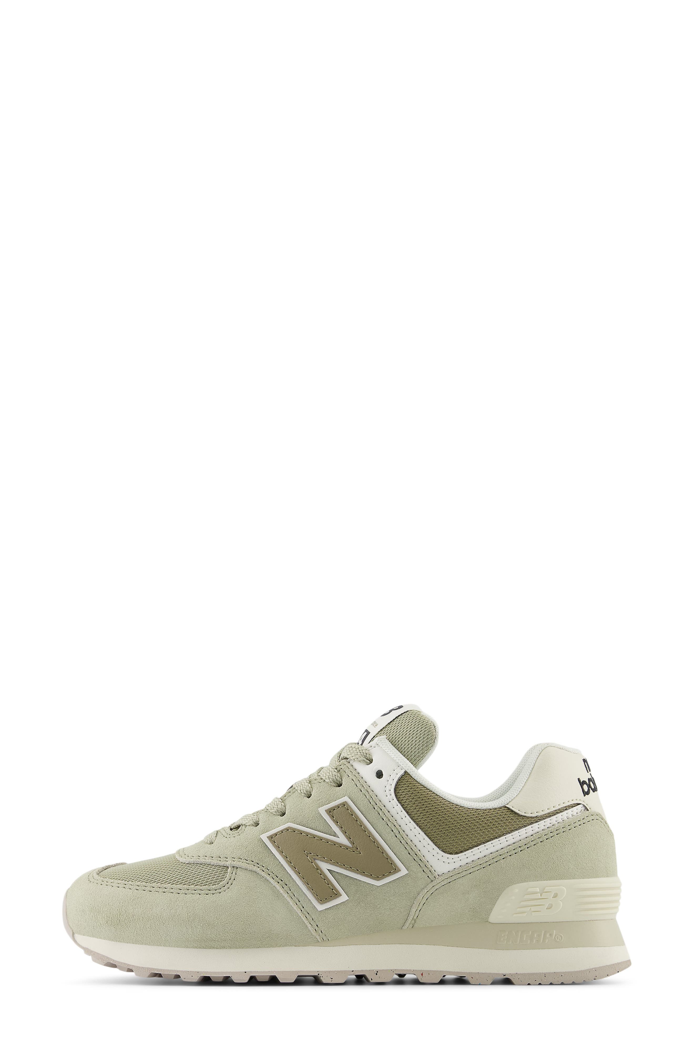 New Balance 574 Sneaker, Alternate, color, Olivine/ Dark Stoneware