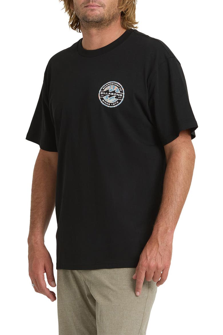 Hollow Premium Cotton Graphic T-Shirt, Alternate, color, BLACK