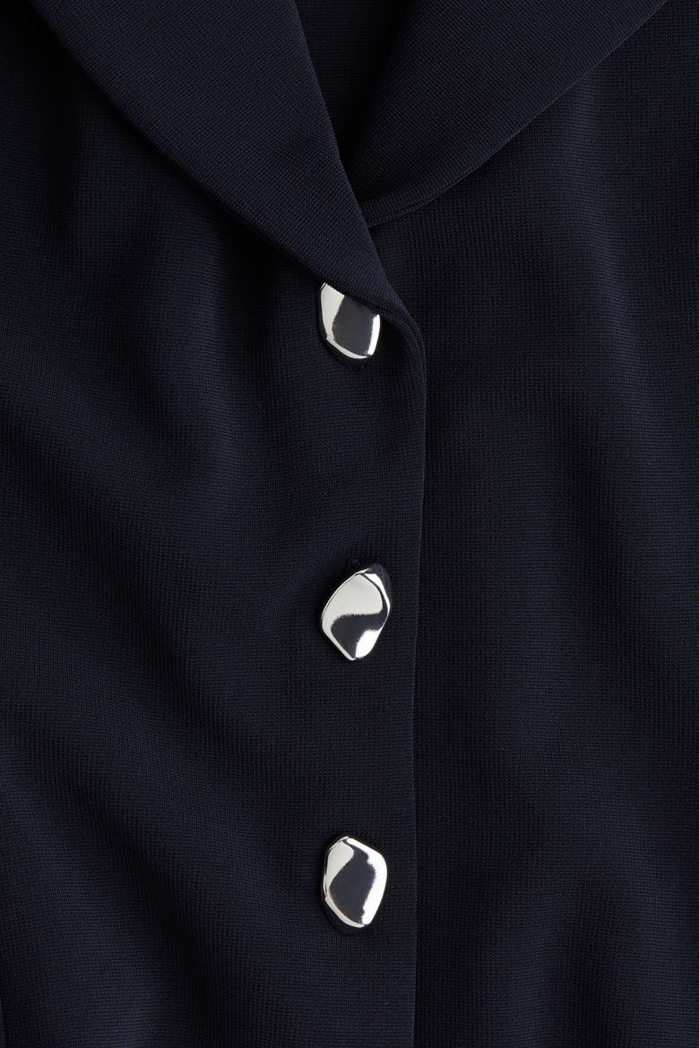 Jersey Waistcoat, Alternate, color, Navy blue