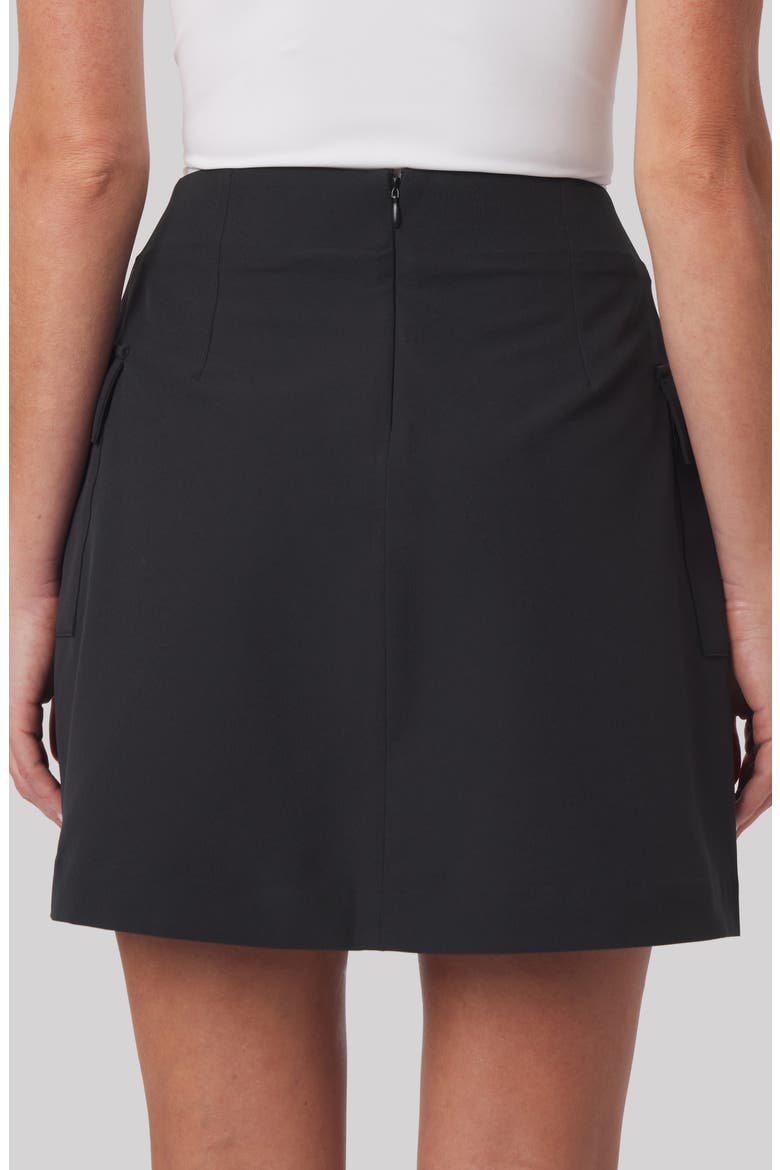 Sabrina Performance Miniskirt, Alternate, color, BLACK