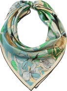 Kate Spade New York overgrown city silk square scarf