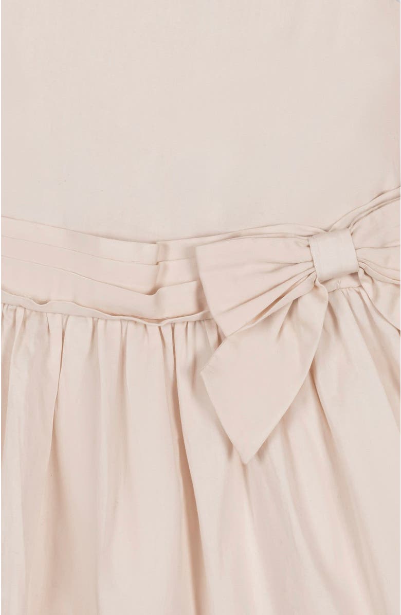 Hope & Henry Baby Girls' Organic Tiered Sateen Party Dress, Infant, Alternate, color, 