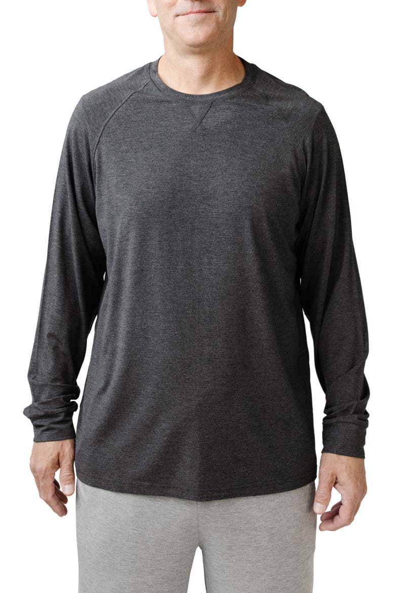Stretch Long Sleeve Crewneck T-Shirt video
