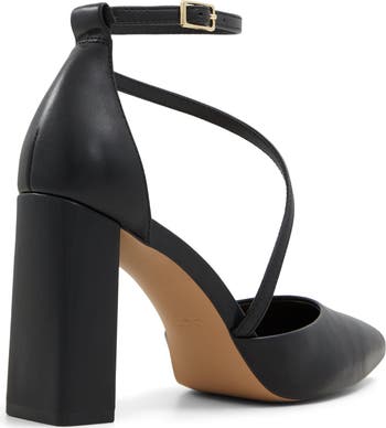 Aldo Shoes Aldo Nicholes Black ALDO Milley Ankle Strap Pointed Toe