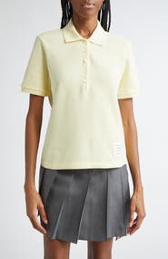 Thom Browne 4-Bar Cotton Piqué Polo