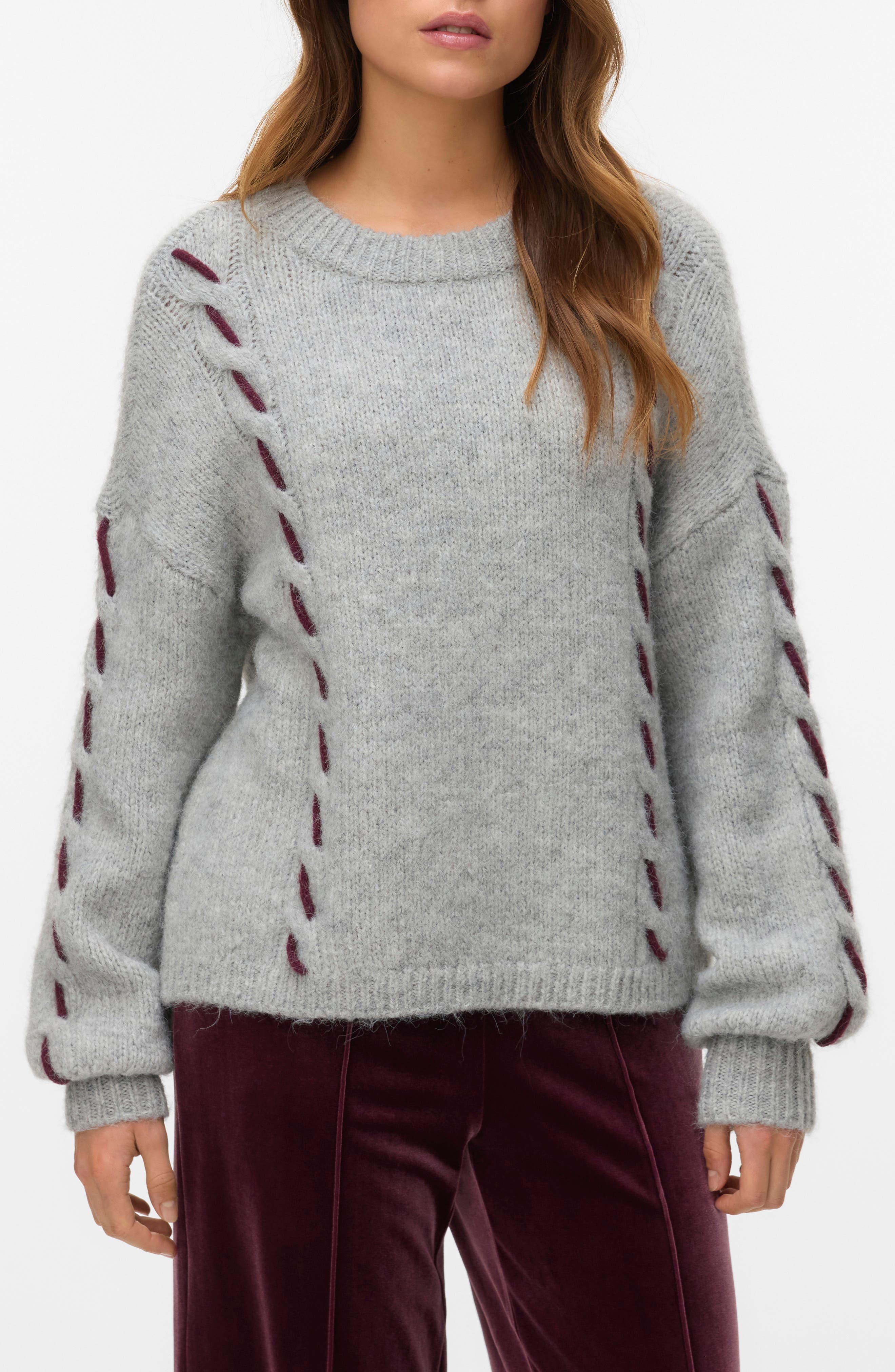 VERO MODA Ilina Oversize Mélange Sweater