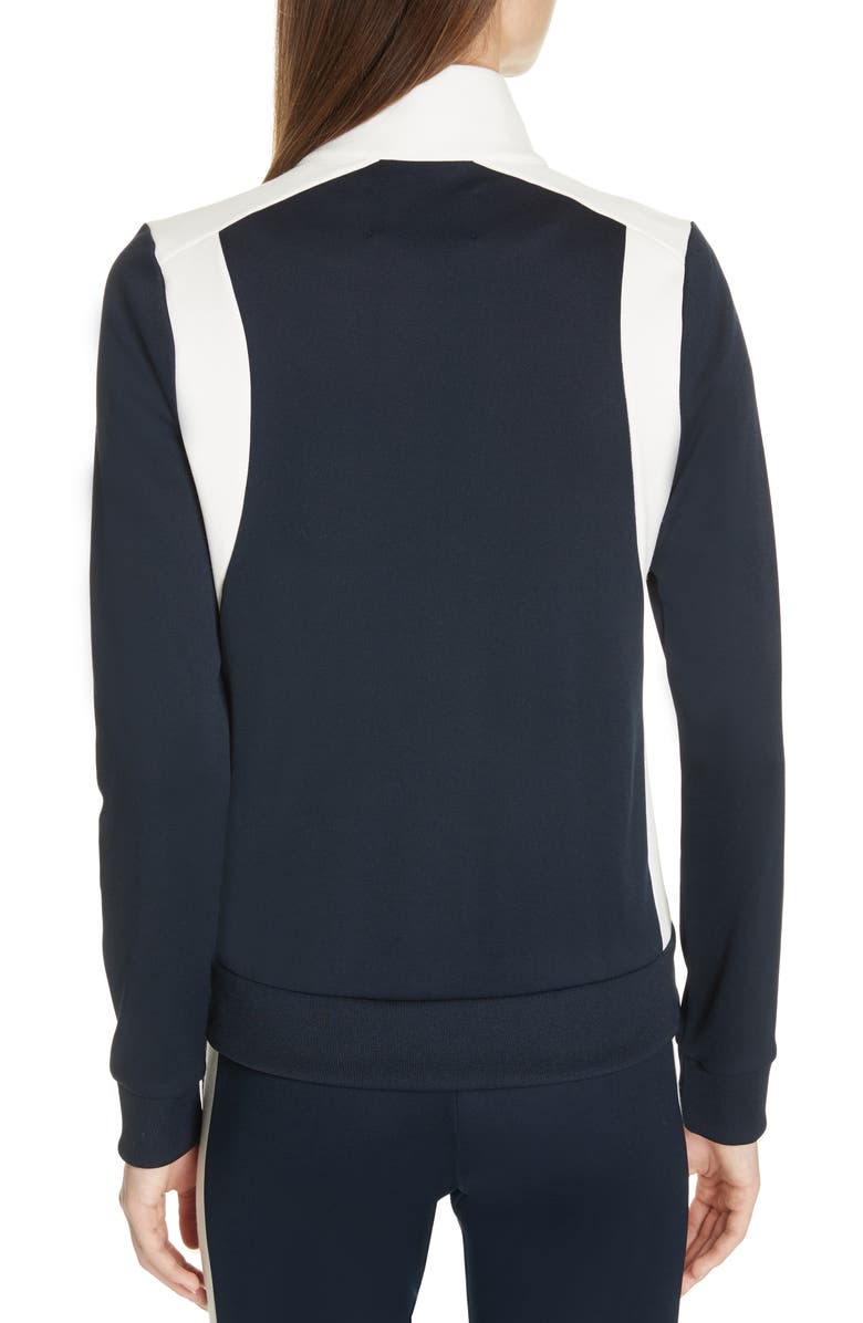 Tory Sport by Tory Burch Colorblock Track Jacket, Alternate, color,