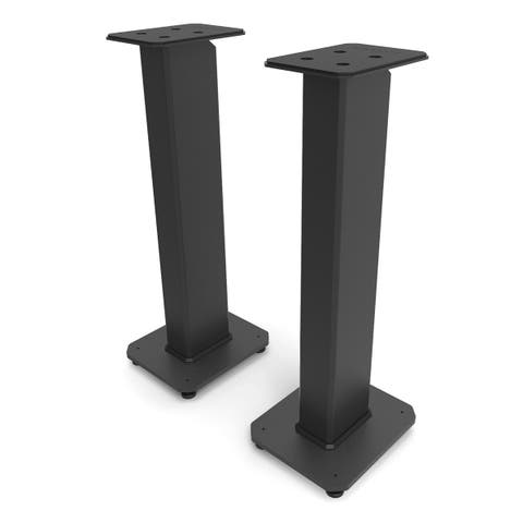 SX30 30" Fillable Speaker Stands with Isolation Feet - Pair (Black)