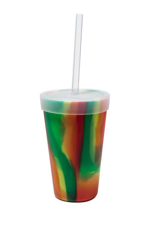 Silipint Silicone Straw Tumbler In Multi