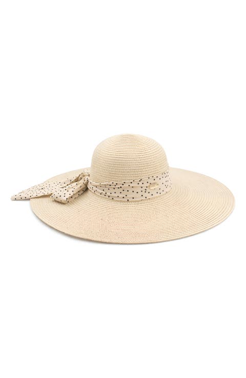 Bow Bell Straw Hat