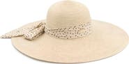 SURELL Bow Bell Straw Hat