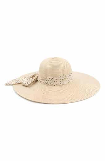 SURELL Bow Bell Straw Hat