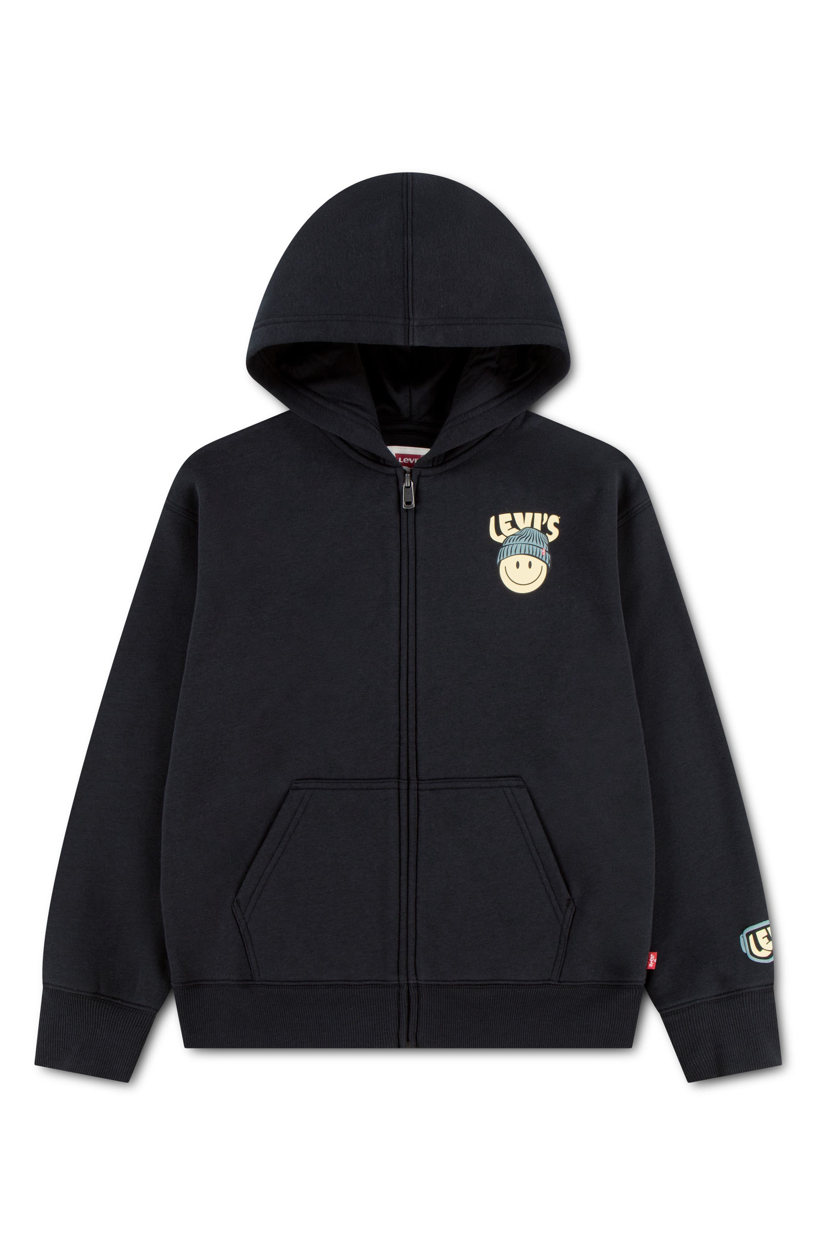Kids' Winter Smiley Full Zip Graphic Hoodie