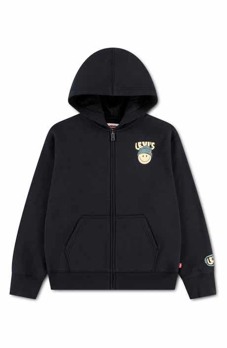 Kids' Winter Smiley Full Zip Graphic Hoodie