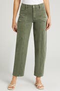 PAIGE Alexis High Waist Tapered Cargo Jeans