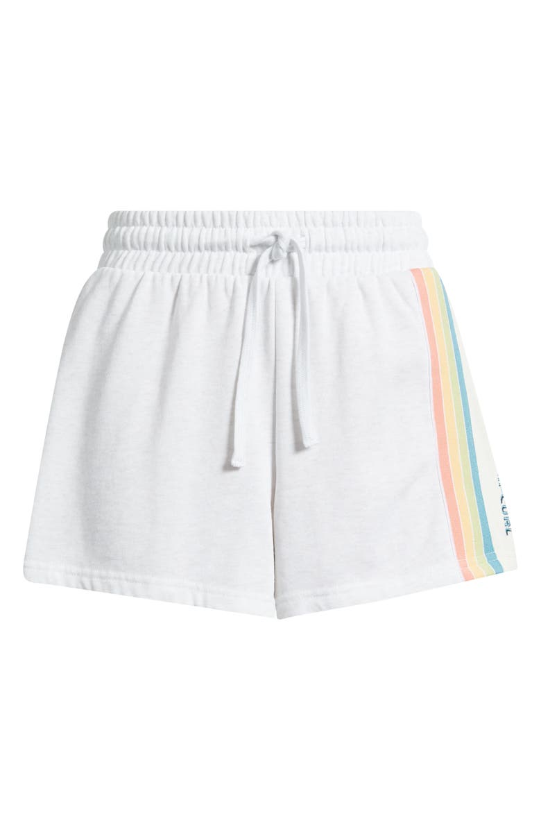 Rip Curl Surf Revival Fleece Drawstring Shorts, Alternate, color, Grey Marle