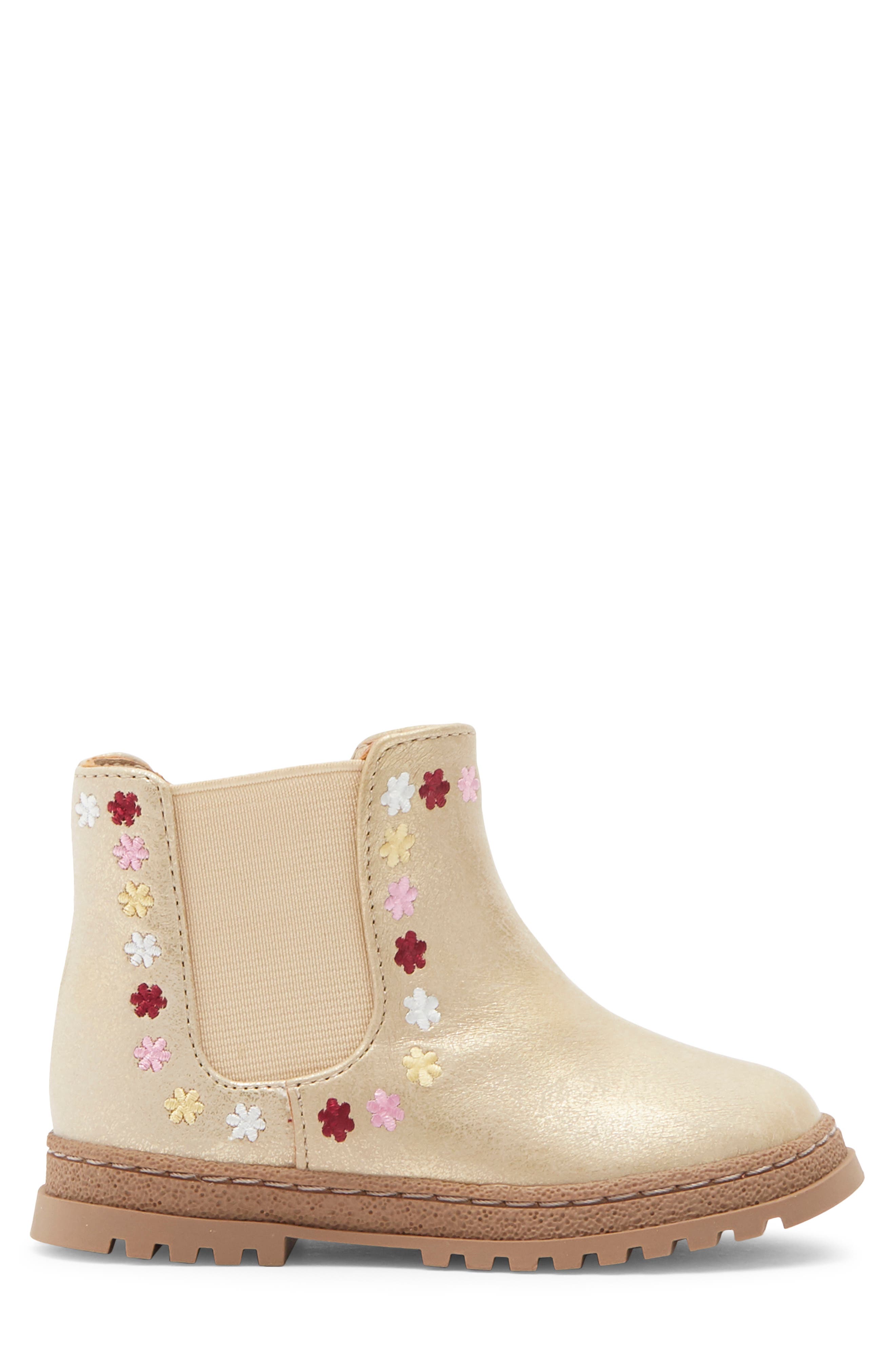 Kids' Ariana Bootie, Alternate, color, GOLD METALLIC