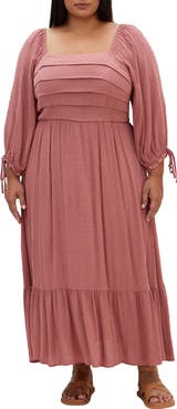 City Chic The Ally Clip Dot Maxi Dress