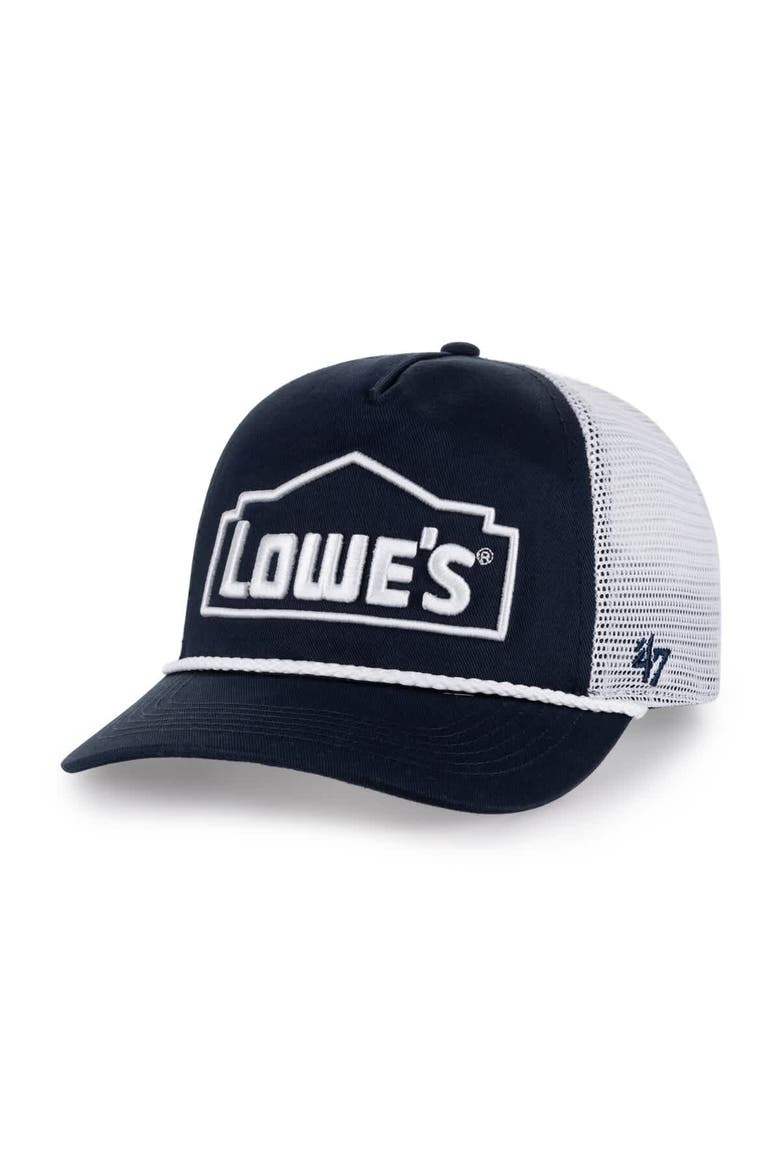 Men's '47 Jimmie Johnson Navy NASCAR Legendary Triple Hit Rope Hitch Adjustable Hat, Alternate, color, Navy