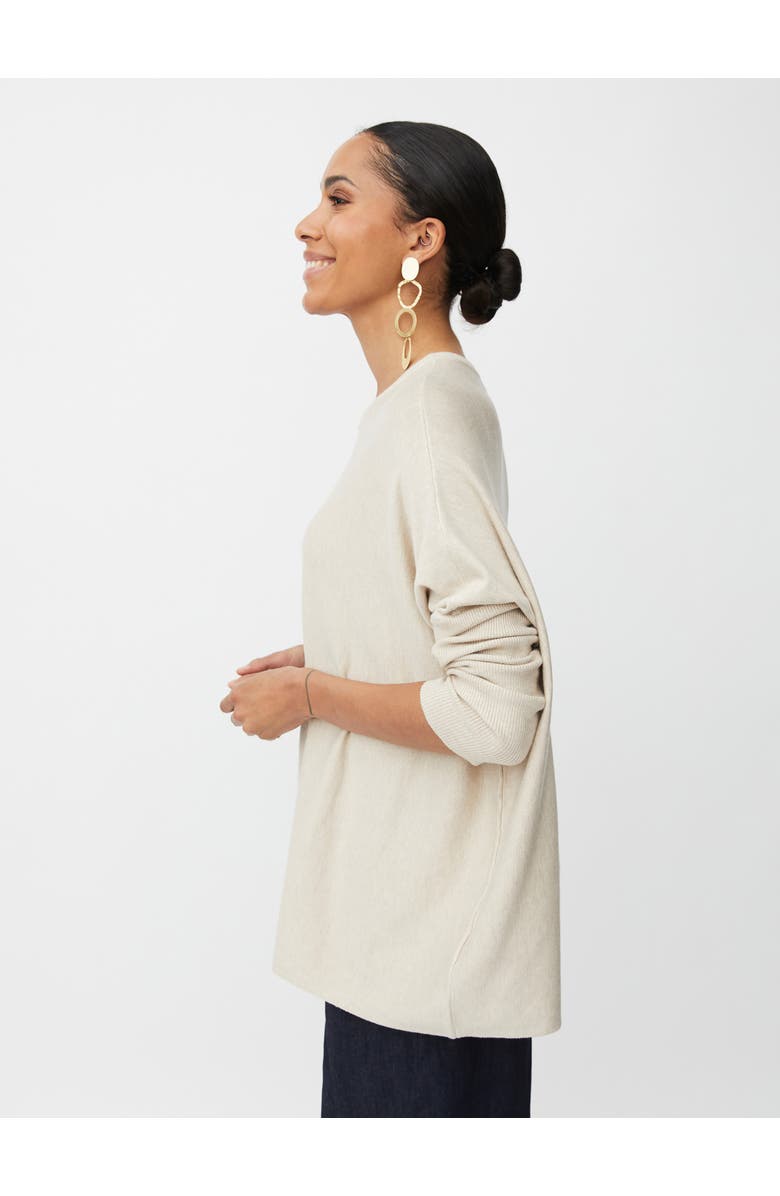 Masai Copenhagen MaFanasi Round Neck Oversized Sweater, Alternate, color, L Beige Mel