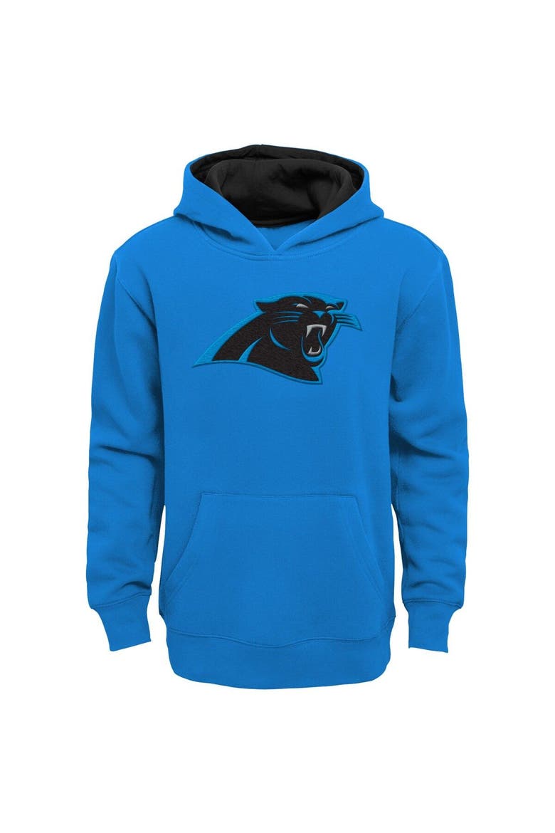 Youth Blue Carolina Panthers Prime Pullover Hoodie, Main, color, Blue