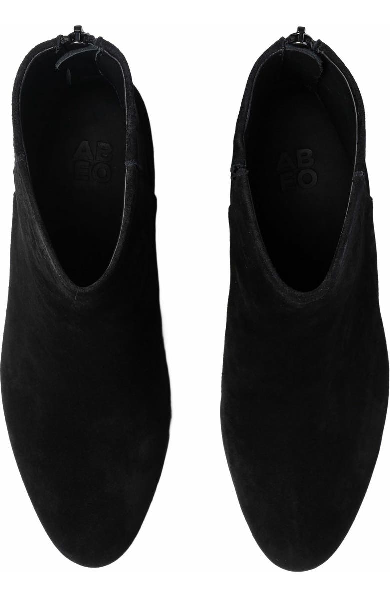 ABEO Plaza Back Zip Boot, Alternate, color, Black Suede - Regular