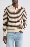 Madewell Frances Long Sleeve Polo Sweater