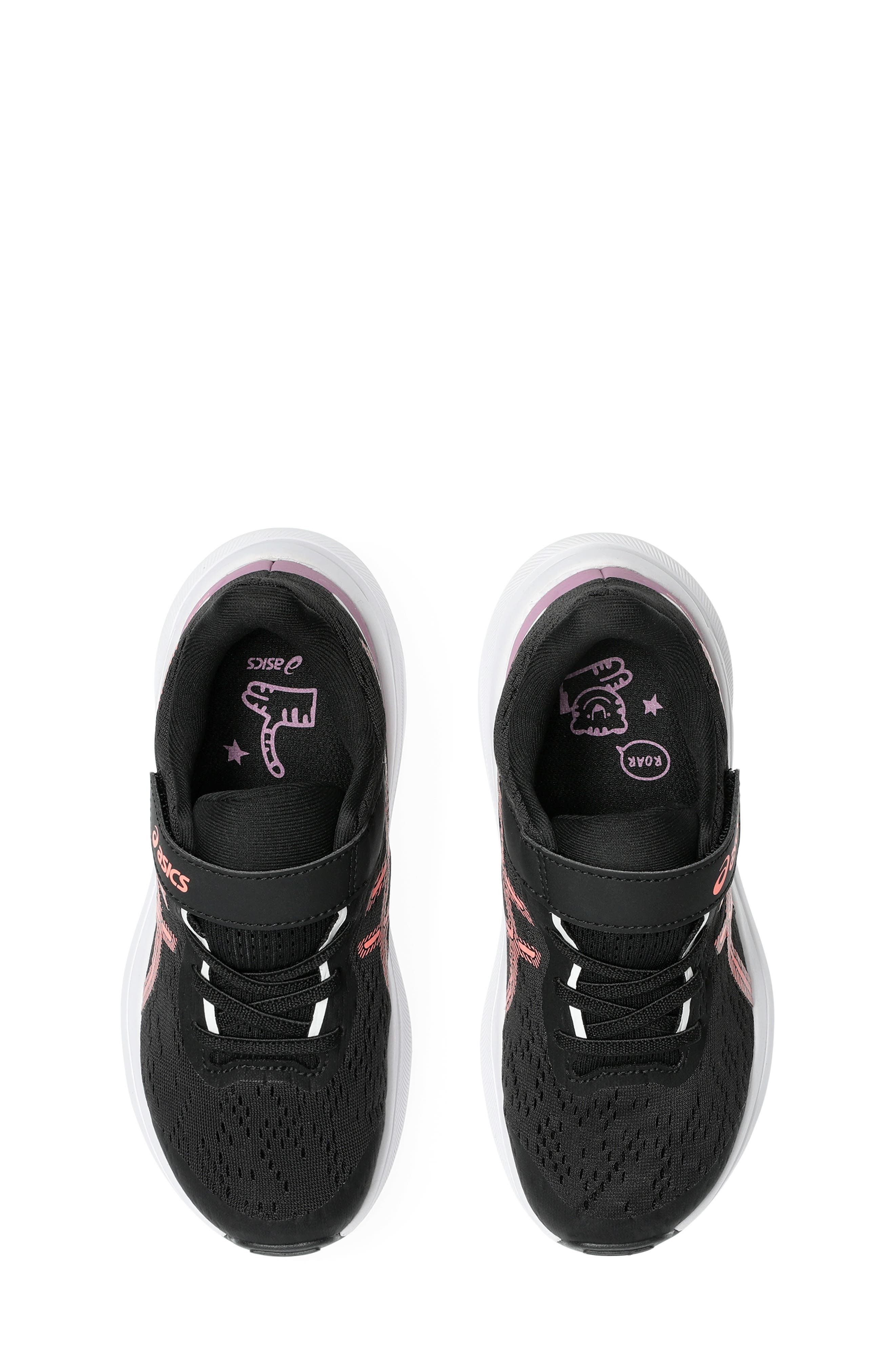 ASICS<sup>®</sup> Kids' GT-1000 13 Running Sneaker, Alternate, color, Black/Sun Coral