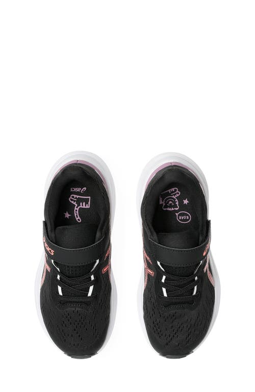 Asics ® Kids' Gt-1000 13 Running Sneaker In Black/sun Coral
