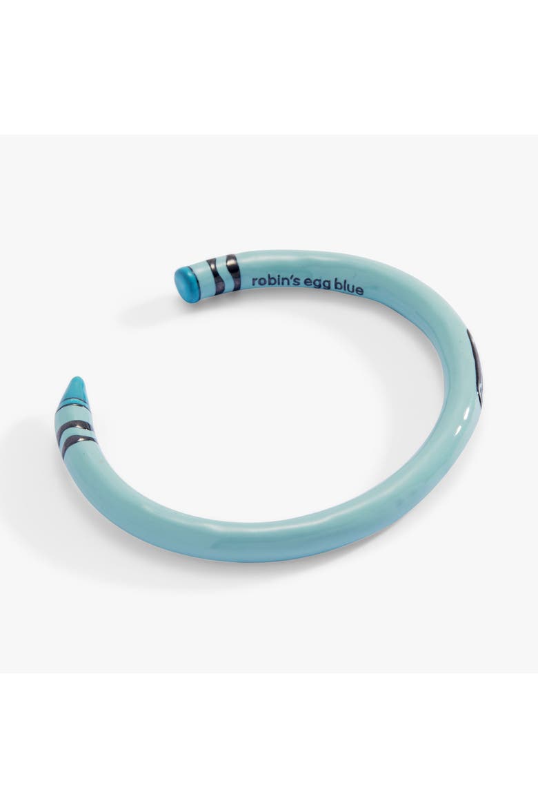 Crayola Robin's Egg Blue Crayon Cuff, Alternate, color, Blue