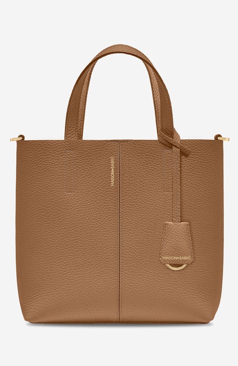 Small Leather Soft Tote