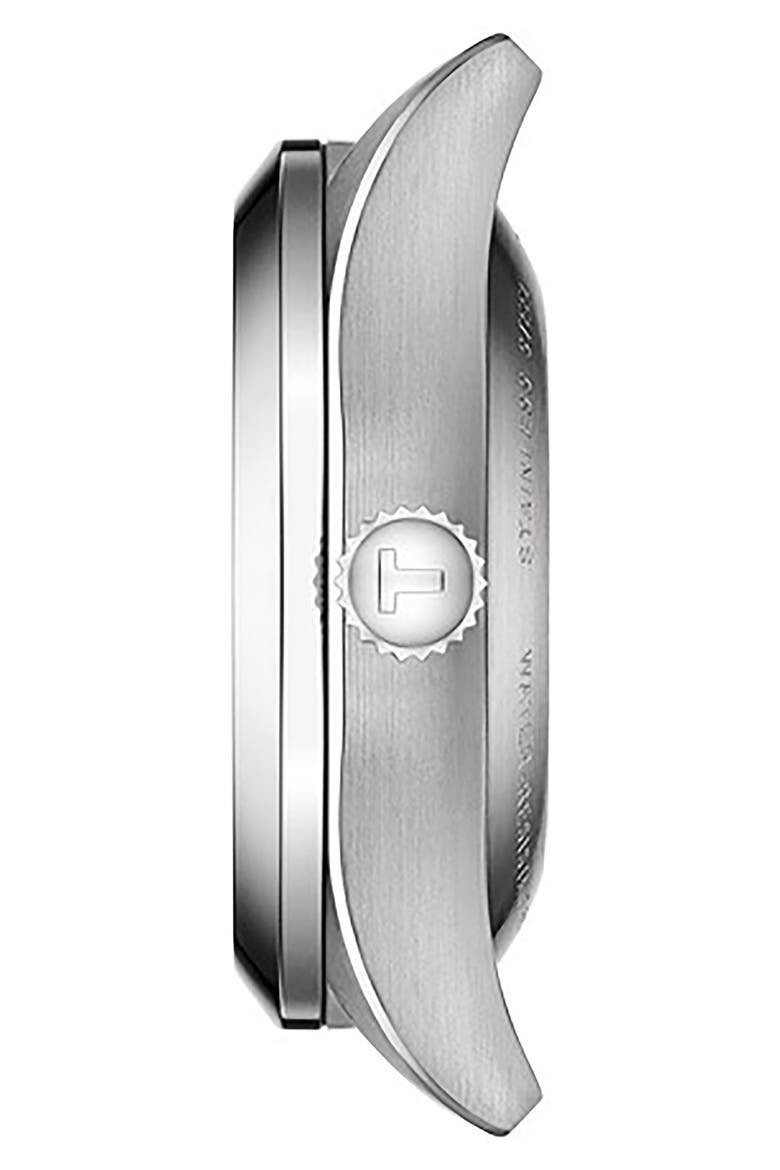 T-My Diamond Automatic Bracelet Watch & Leather Strap Gift Set, 29.3mm, Alternate, color, ANTHRACITE