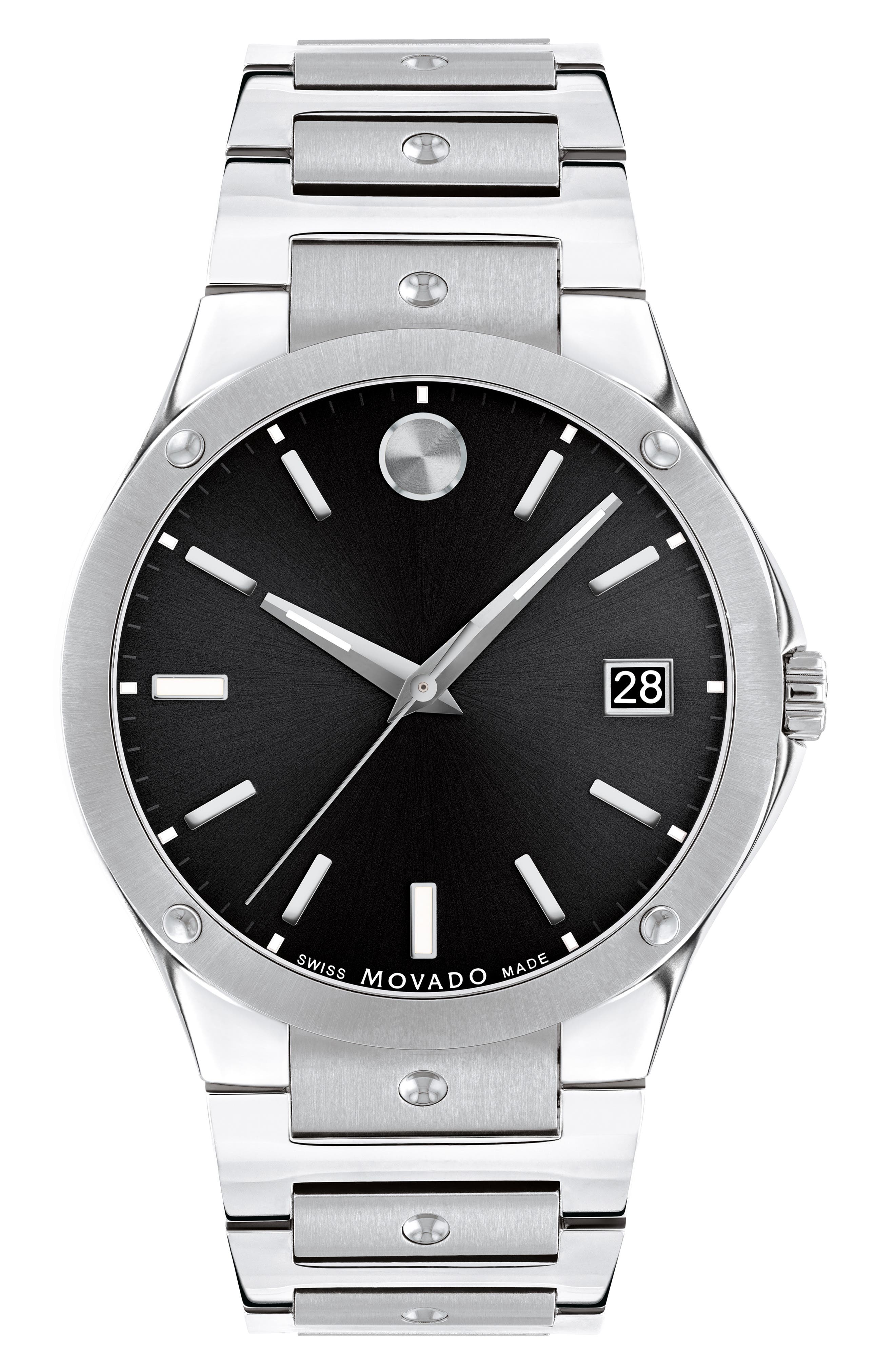 Movado S.E. Dot Accent Bracelet Watch, 41mm