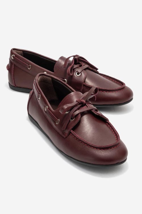 Forever & Always Shoes Serelis Leather Lace Up Loafer In Multi