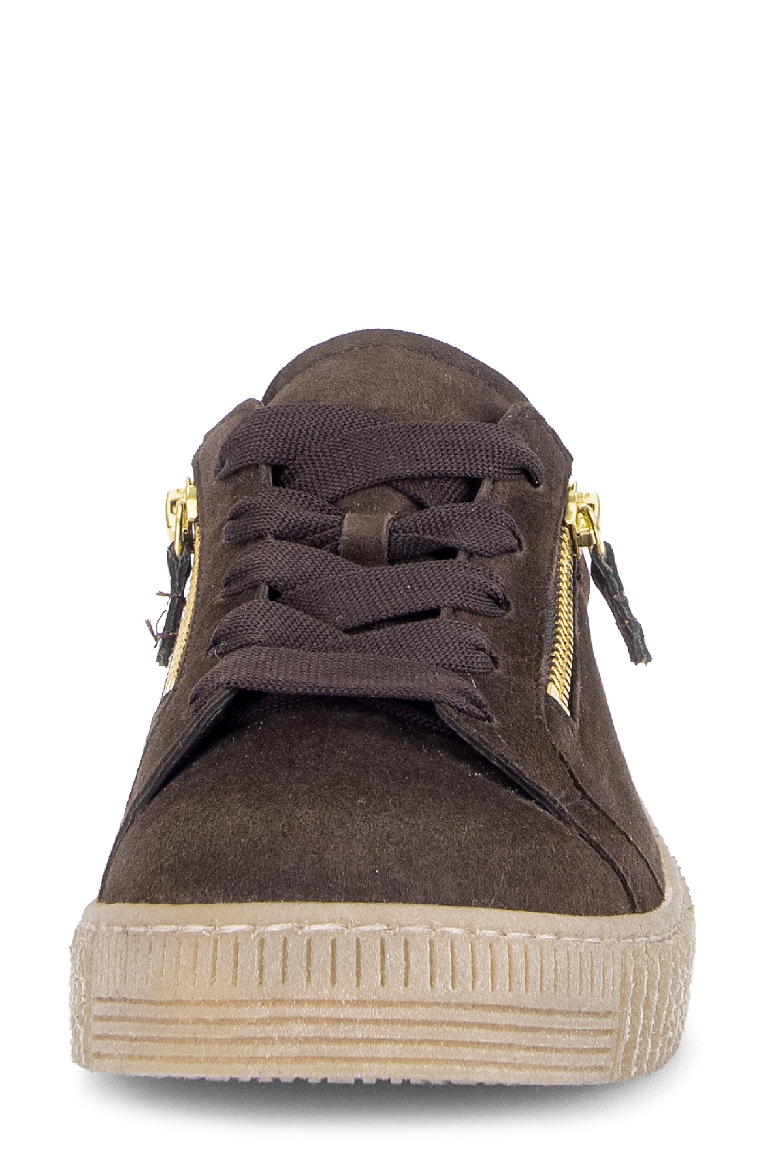 Diana Leather Sneaker, Alternate, color, MOCCA