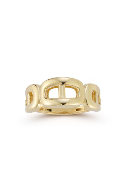 14K Gold Mariner Band Ring