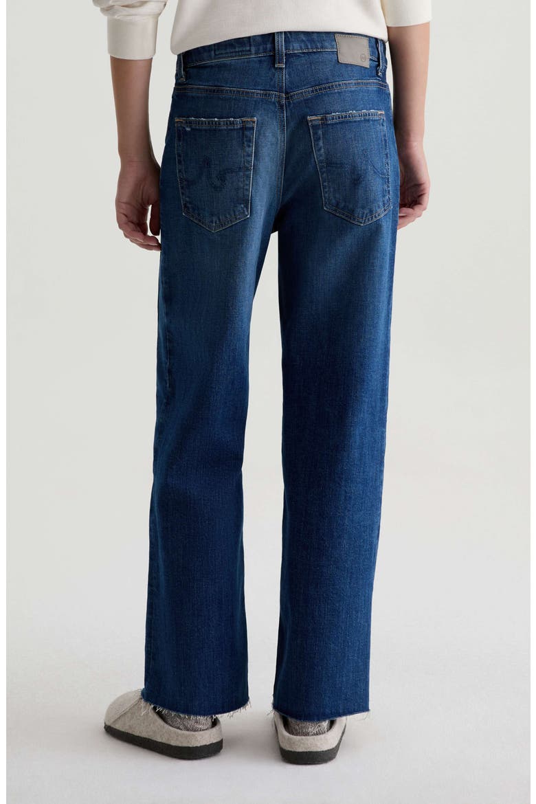 Saige Raw Hem Ankle Wide Leg Jeans, Alternate, color, WATERMIST