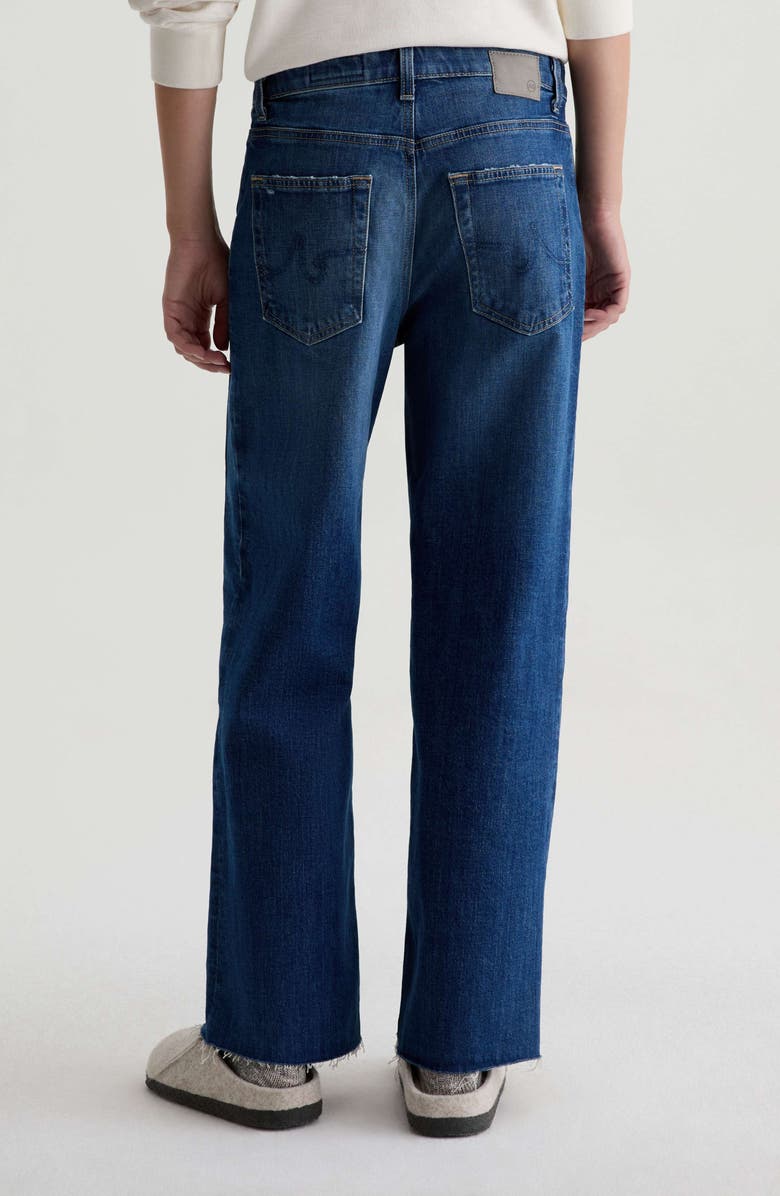 AG Saige Raw Hem Ankle Wide Leg Jeans, Alternate, color, Watermist