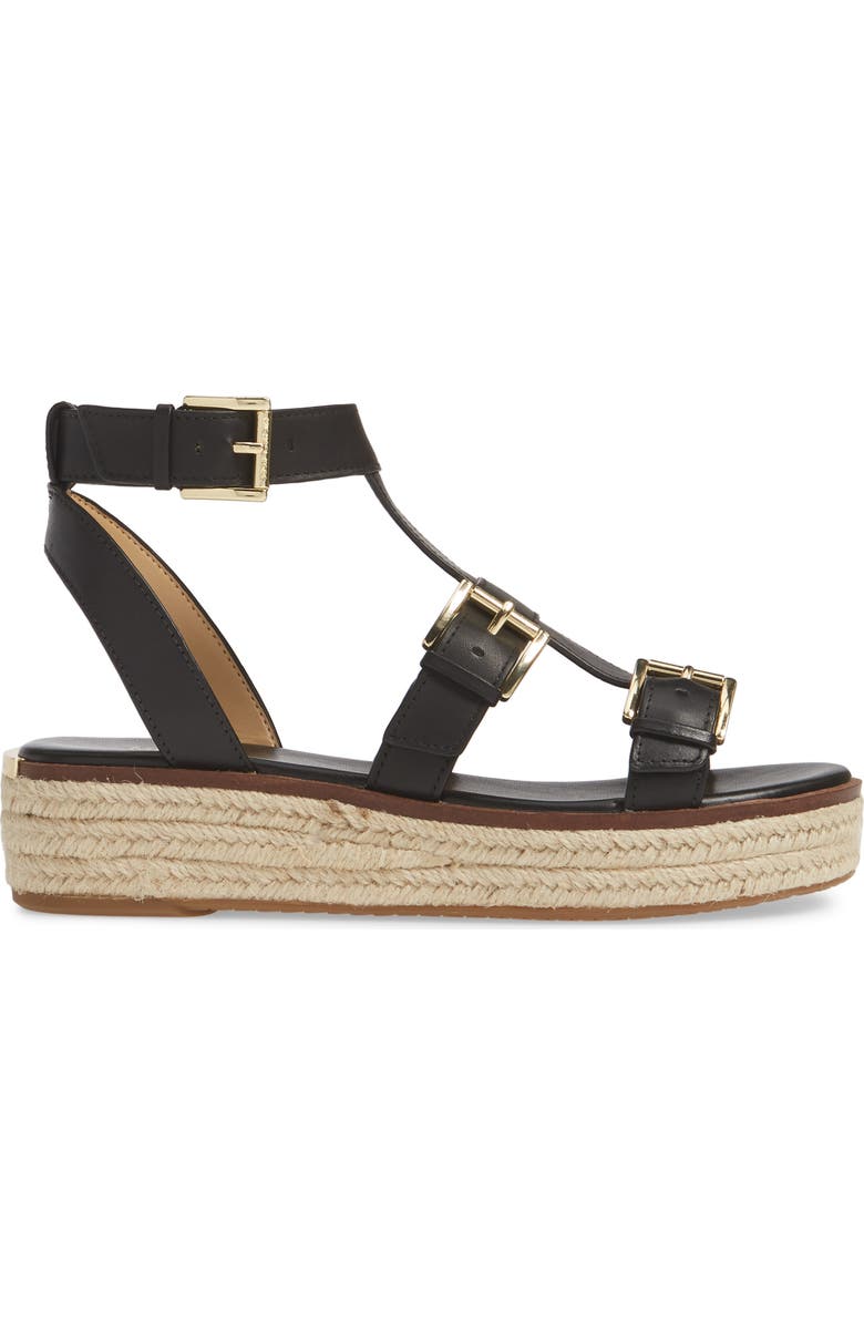 MICHAEL Michael Kors Cunningham Strappy Espadrille Sandal, Alternate, color,