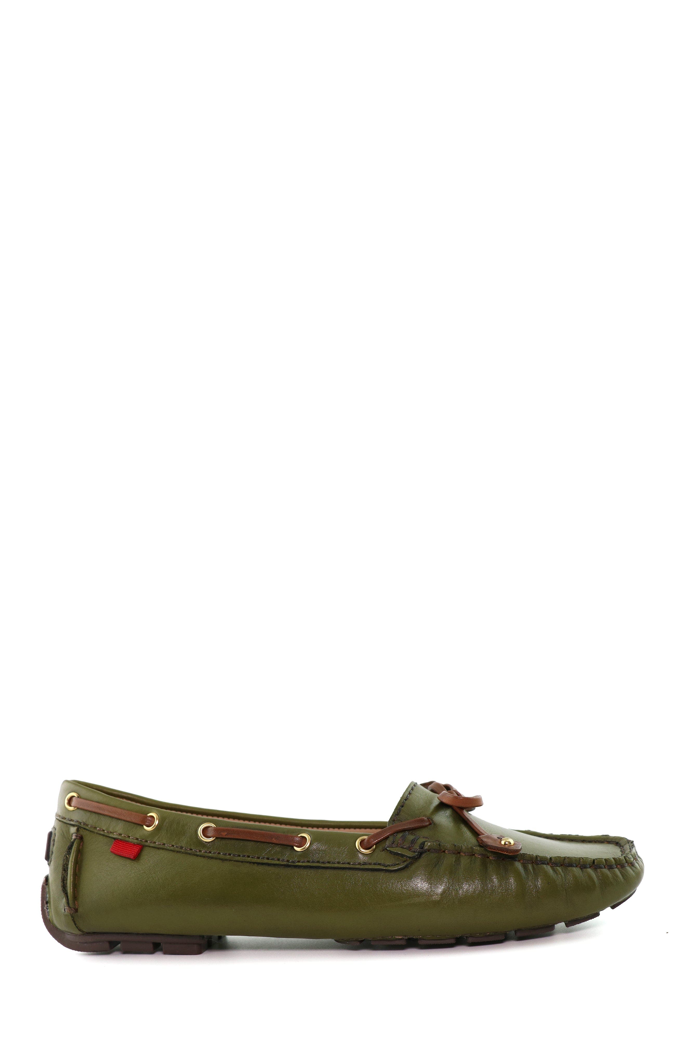 Cypress Hill Leather Tiebow Driver Loafer, Alternate, color, Olivewood Napa
