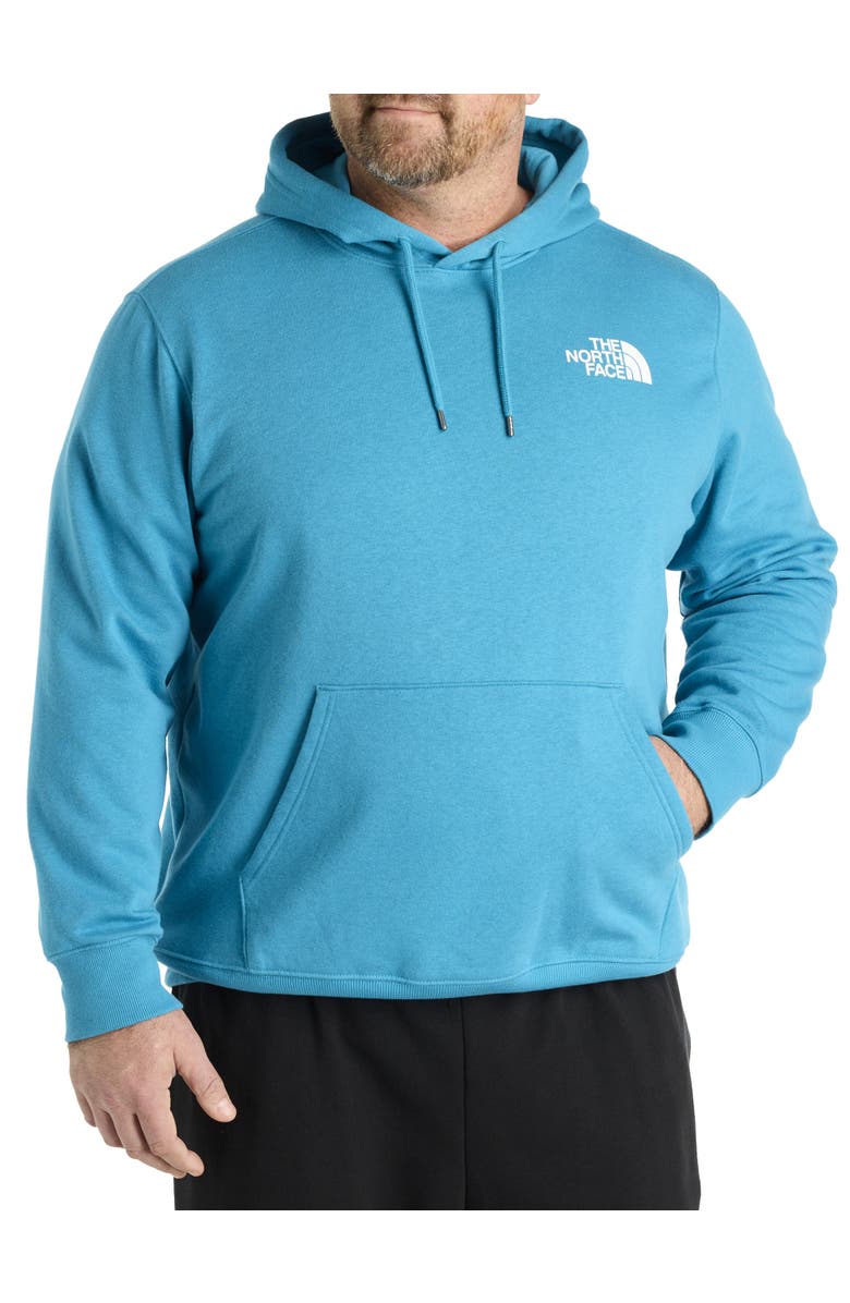 The North Face Big & Tall Big Box Pullover Hoodie, Main, color, Digital Steel Blue