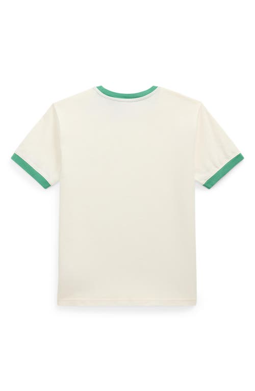 Polo Ralph Lauren Logo Cotton Jersey T-shirt In Green