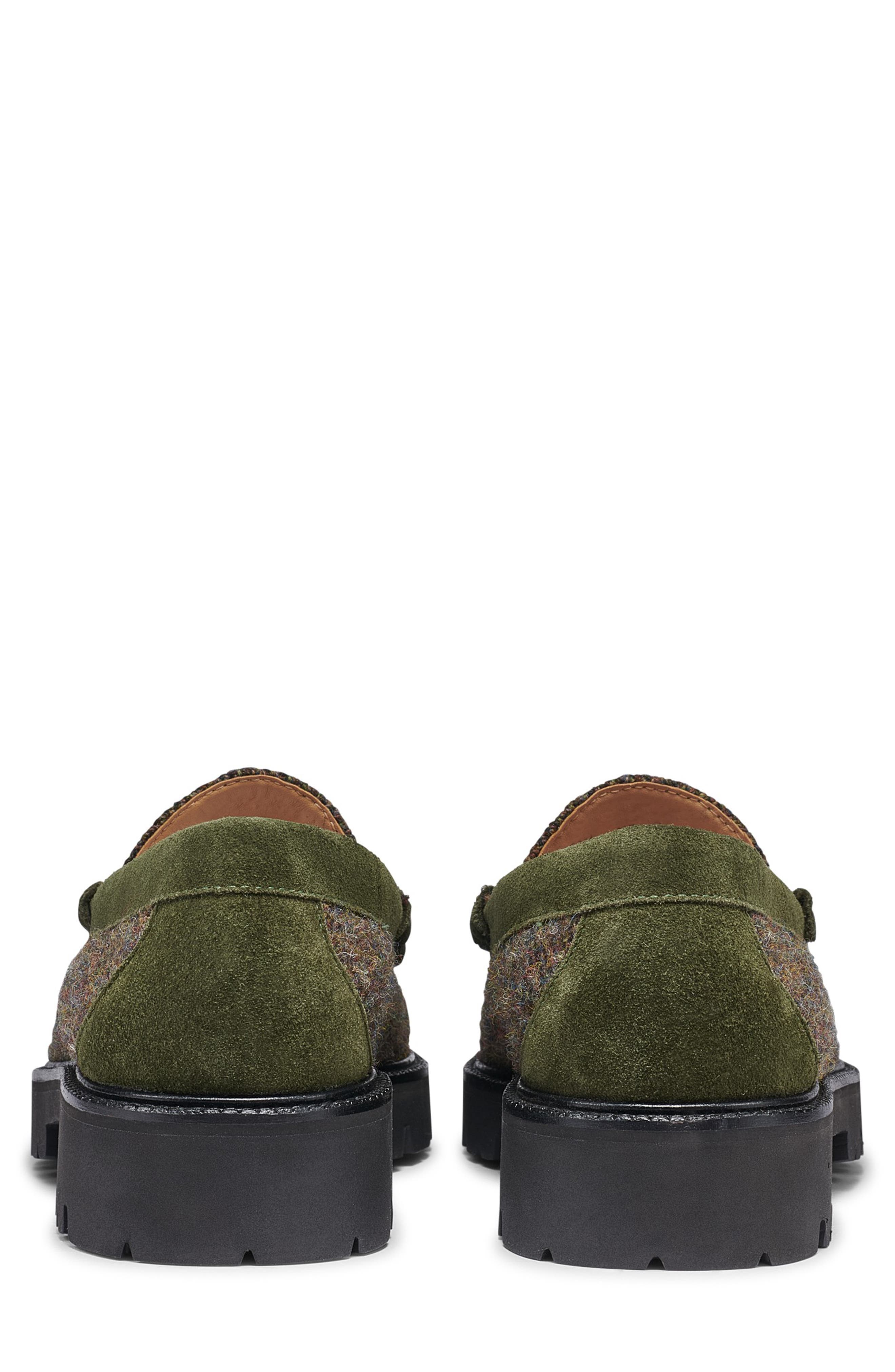 G.H.BASS Lincoln Super Bit Loafer, Alternate, color, Grn Combo