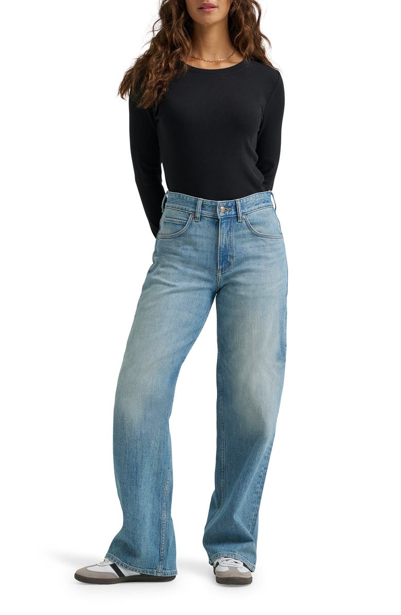 Lee Rider<sup>™</sup> Loose Straight Leg Jeans, Alternate, color, Shallow End