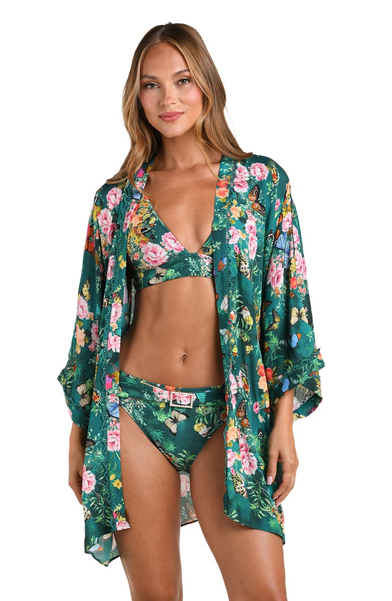 L'AGENCE Caterina Cover-Up, Alternate, color, Green Multi